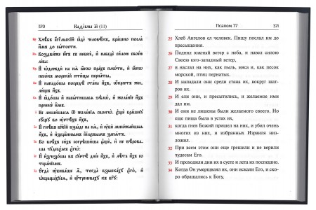 Псалтирь учебная. На церковно-славянском языке с параллельным переводом на русский язык П. Юнгерова